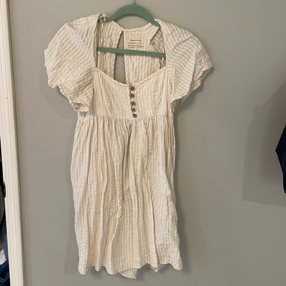 Urban outfitters linen mini dress, xs